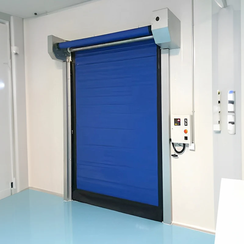 Industrial High Speed Roller Shutter Doors Zipper Lock Structure Fast Door PVC Fast Door