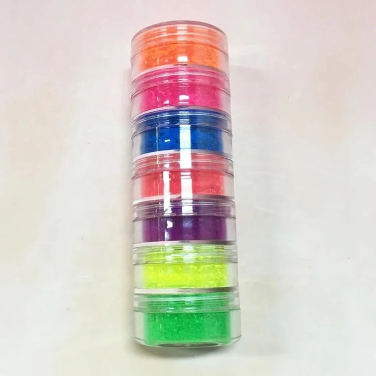 wholesale High Quality neon eyeshadow pigments 7 Colors per Set