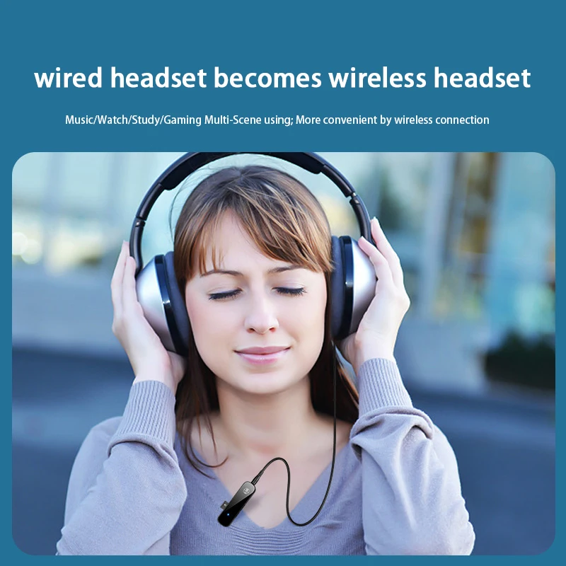 High Quality BT 5.3 Receivers TF Card Jack Wireless Music Audio Adapter Receiver for Car TV