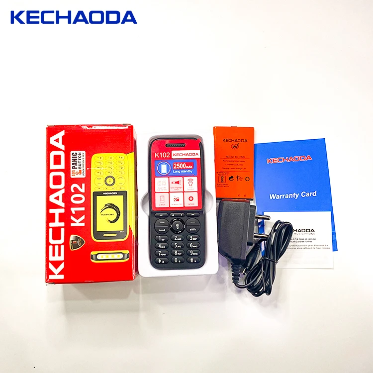 
KECHAODA K102 GSM900/1800Mhz/850/1900Mhz Dual cards dual standby bar phone 