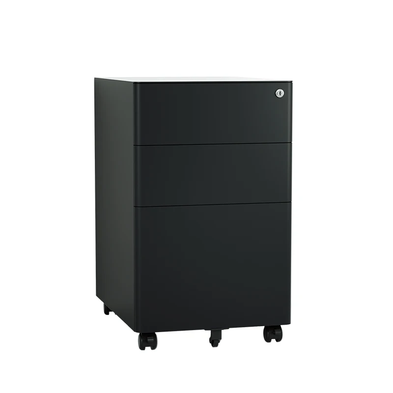 Movable Drawer Storage Mobile Cabinet Office Metal Drawer Cabinet Mobile 3 Drawer Storage File Cabinet With wheels, Mail Packing