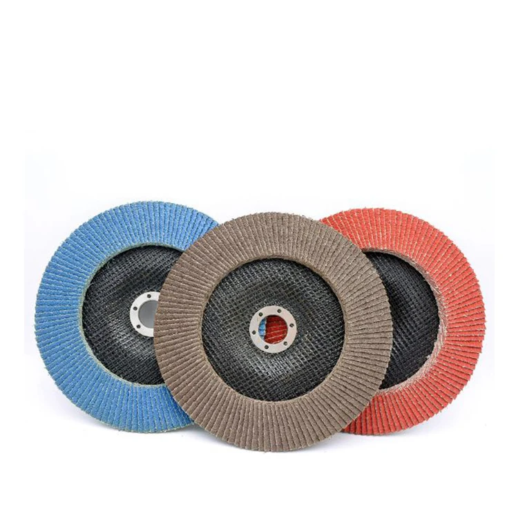 Polishing stainless steel 4inch 115mm flap disc 40 grit 80grit 120grit aluminum oxide material flap disc price