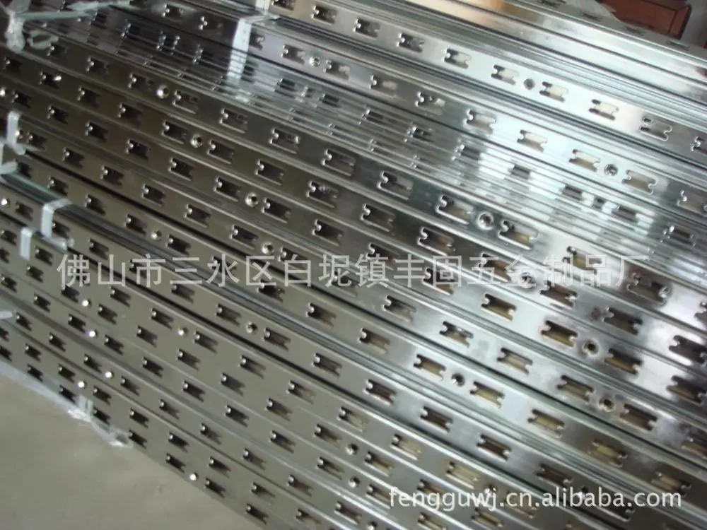 Hot selling iron channel Chrome Plating H Channel/Upright for Shopping Mall