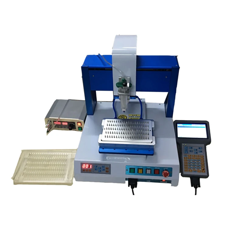 High Precision Fiber Optic Automatic Epoxy Dispenser Machine For Patch Cord