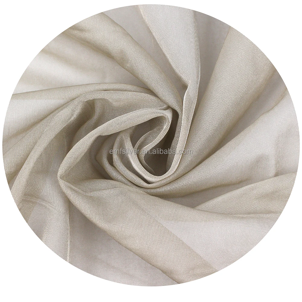 EMF Mesh Fabric 100% Silver Fiber for anti radiation