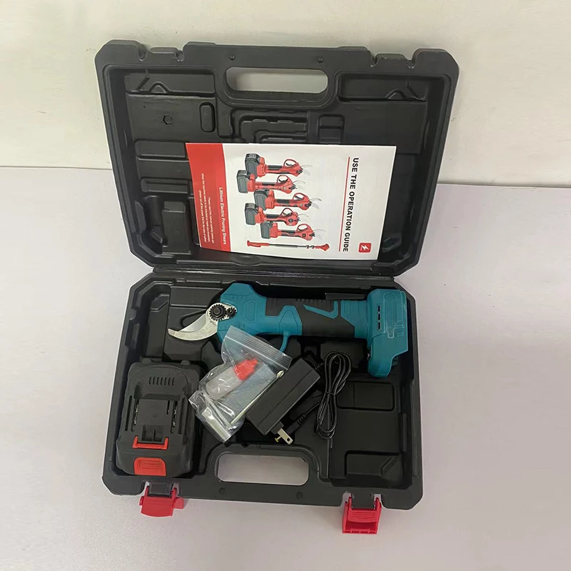 Brushless Pruning Shears 21V Electric Shrub Shears Automatic Branch Scissors Electric Garden Pruning Shears