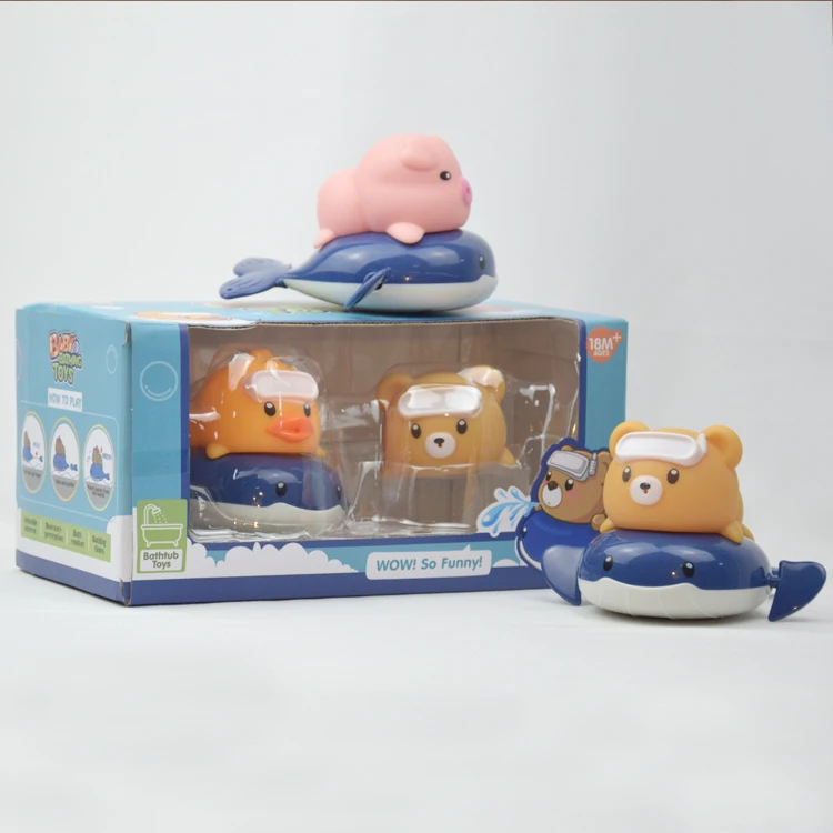  Милая игрушка для ванны в форме животного OEM спринклер воды с Китом
