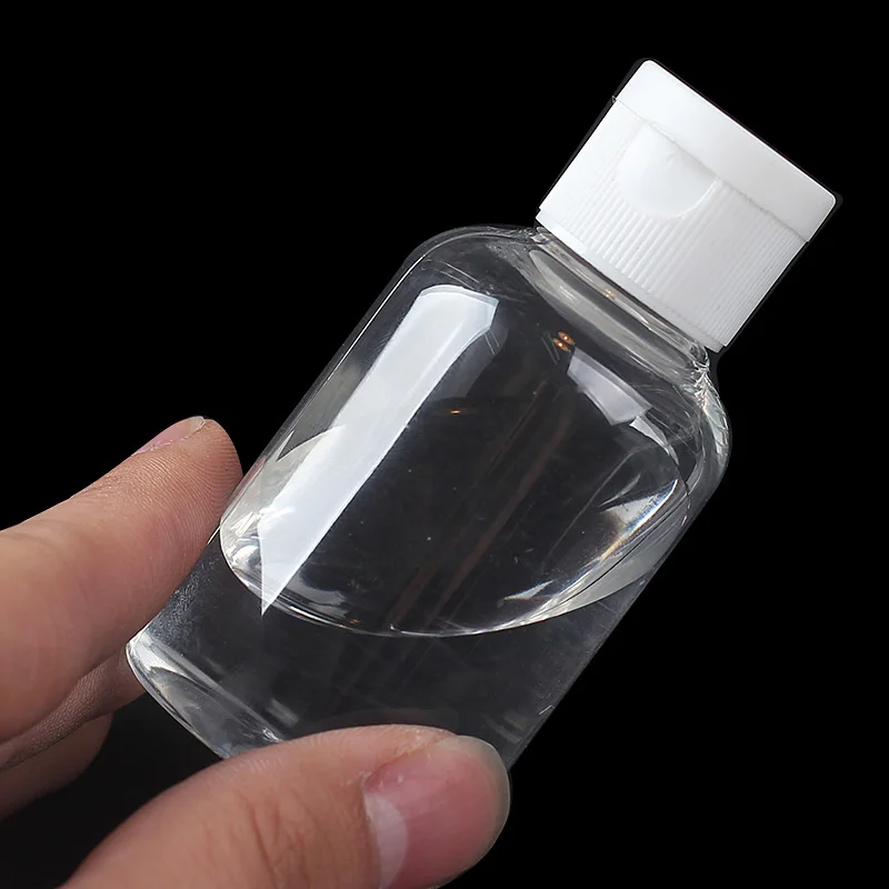 Empty hotel bottles 250ml plastic PET glue bottle with Flip cap