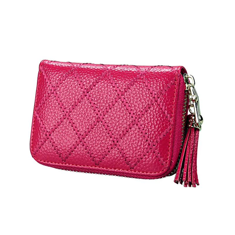 Stylish and durable Business Card Holder Wallet Women Credit Card Holder  Card Wallet  Leather Protects Case Coin Purse