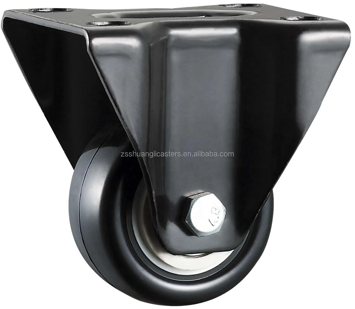 1.5 inch 38 mm office chair polyurethane PU PVC rigid caster wheel