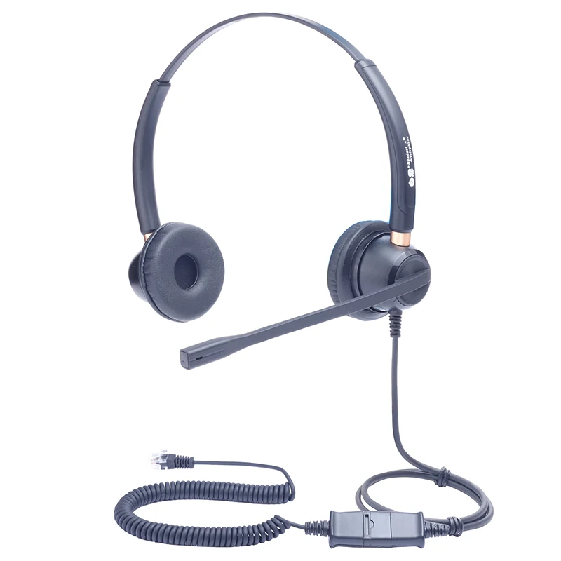 
Bn520 + dh91D noise reduction headset call center equipment headset phone for call center or telemarketing 