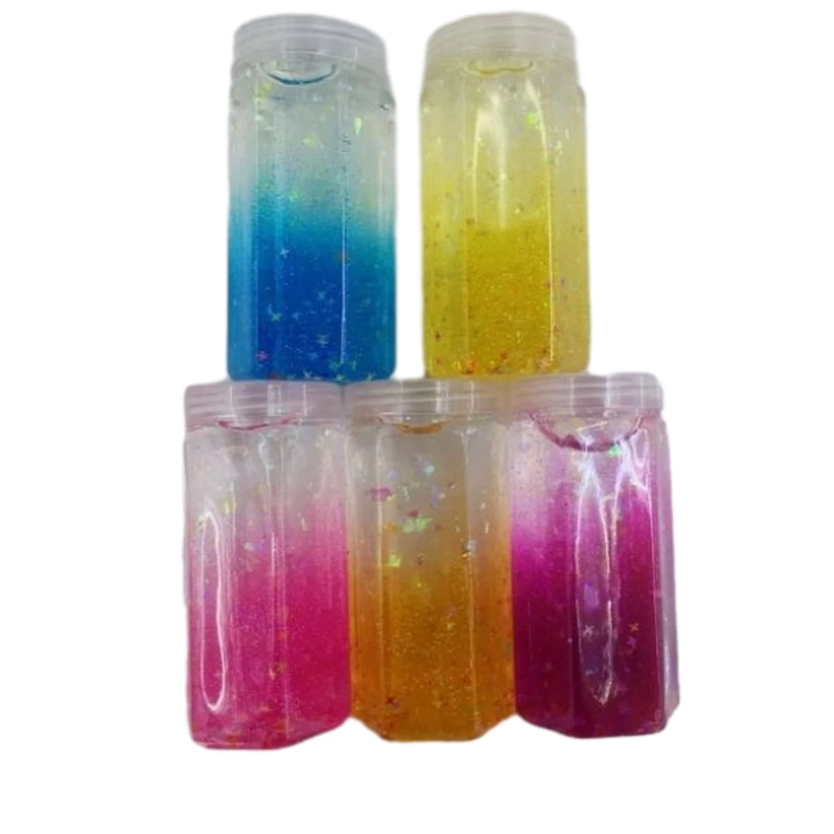 New spiral bottle pearl crystal mud Non-toxic Clear Slime Little Torch Motorcycle slime