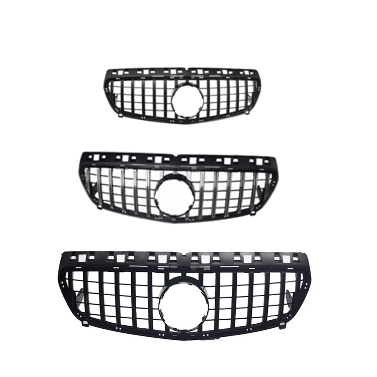 Car exterior accessories high-grade A-class W176 starry silver front bumper grille grid