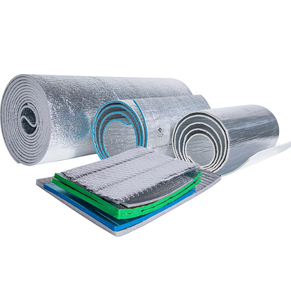 Лучшее качество теплоизоляция кровельный алюминиевый пузырь фольга пена теплоизоляционный