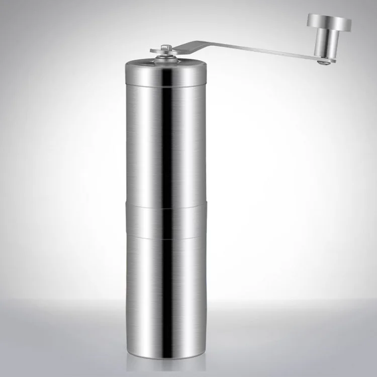 hot selling mini stainless steel manual coffee mill with aluminum knob