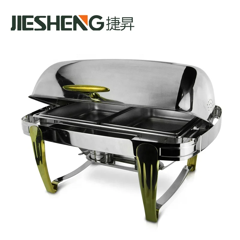 OEM Supply Hot Sale Restaurant Hotel Buffet Equipment Chafing Dish Fuel Stainless Steel Food Warmer Chafer Stove for sale