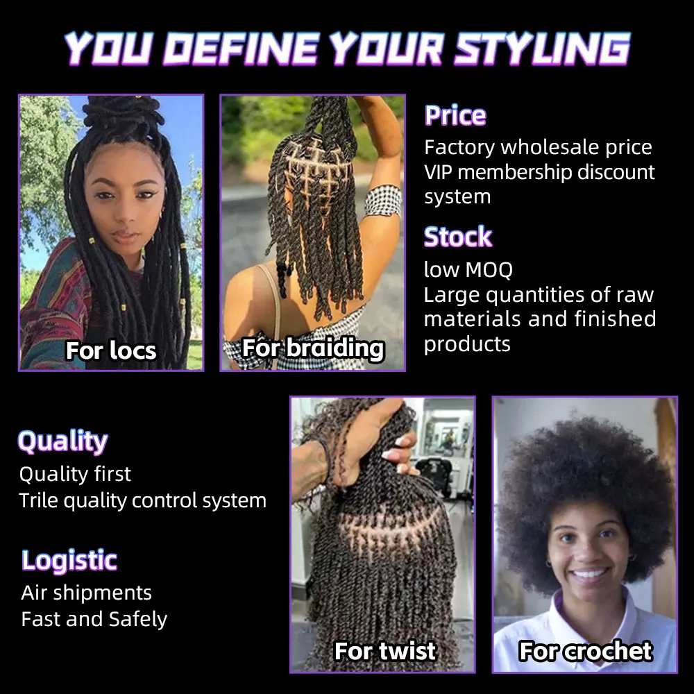 BLT 2024 New Arrivals Afro Kinky Bulk Human Hair 613# Length Extensions Near Me for Micro Twist Styles on Sale