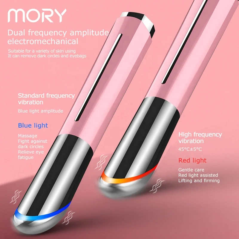 Mory beauty machine eye massager electrical hot and cold rechargeable multifunction eye massager electric wireless with led