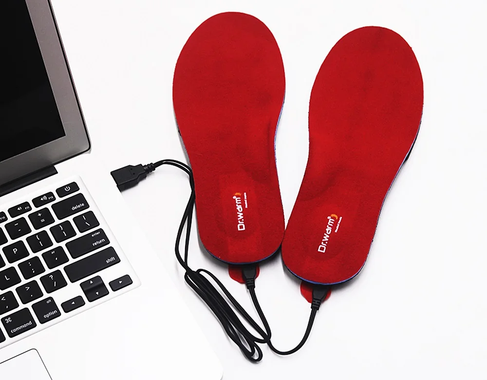 Rechargeable Battery Heated Insoles with Wireless Remote Control, Warming Battery Heated Insoles