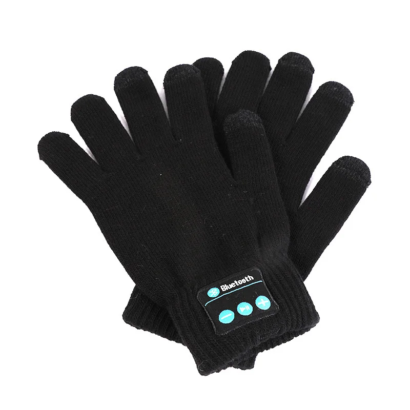 Supply Wireless Blue Tooth Gloves Winter Gloves Touch Screen With Built Removable Headphones