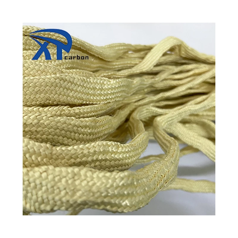 OEM factory 20mm knit Aramid fabric Fireproof High Temperature Sleeve Tube Aramid Braided Sleeve