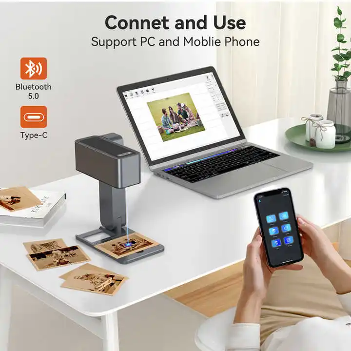 Super Strong Combined small portable 5W laser engraving machine Mini Desktop Model Laser On Metal Engraving Machine