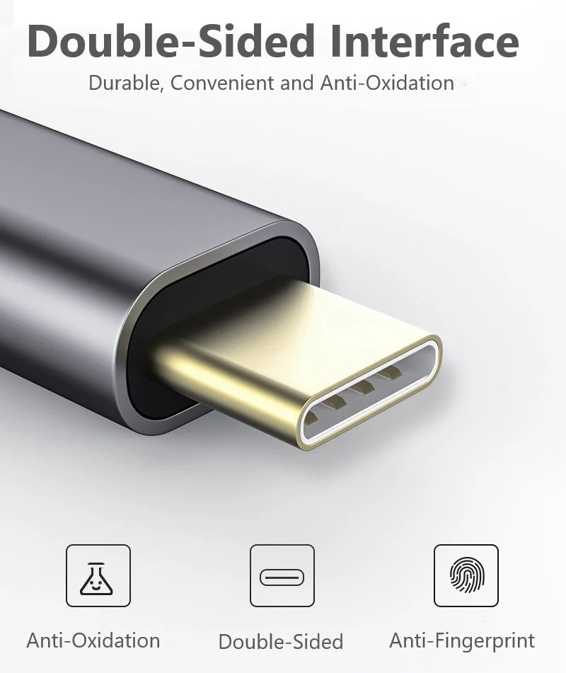 USB-C to Ethernet Adapter Type C to Gigabit Network RJ45 1000 Mbps LAN Wired Network Card for Windows and Mac OS