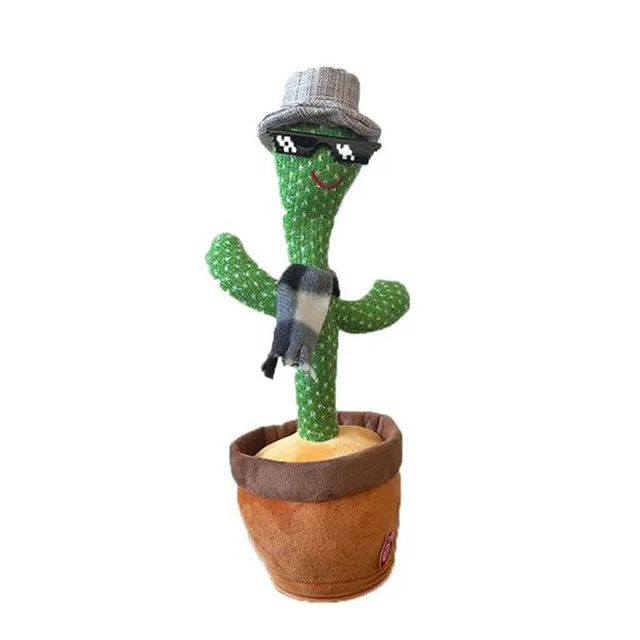 Kaktus Menari Electronic Battery Shake Taking Doll Recording Repeat Plush Dancing Cactus Game Sing Toys