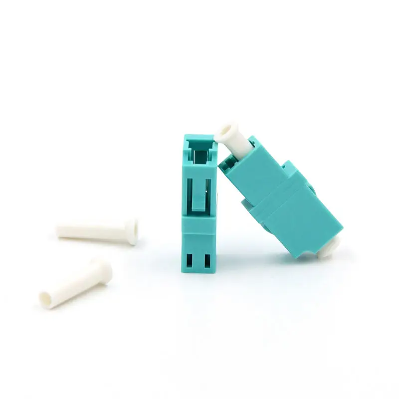 FTTH MultiMode Simplex OM3 Adaptor Unflange Optical Fiber Optic Connector Fiber Optic OM3 LC UPC Adapters