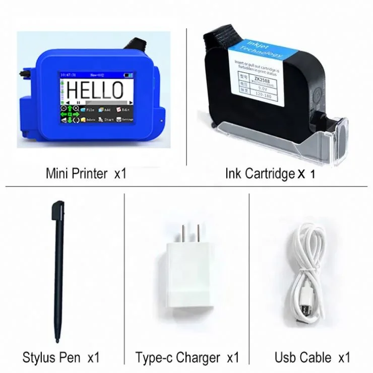 new mini inkjet printer for package portable packing striker printing machine