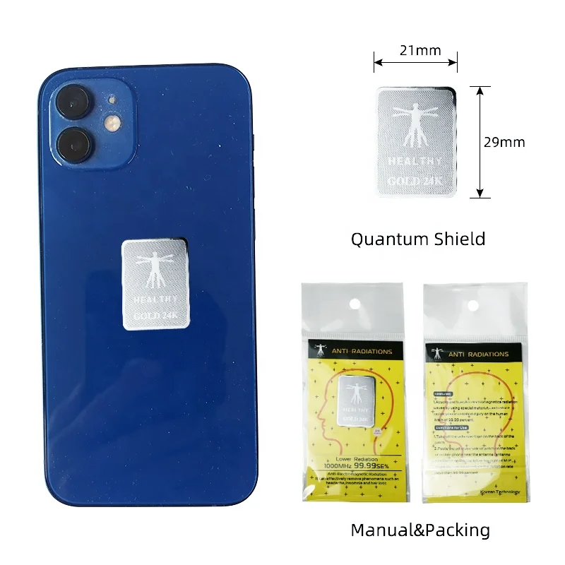 EMF Protection Anti Radiation Quantum Shield Sticker for Cell Phone/iPhone/WiFi/Laptop-All Devices