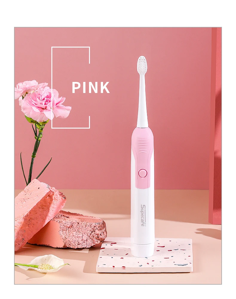 Intelligent Ultrasonic Electric Toothbrush false   teeth container clean  teeth  deeply    for  adult  trencher teeth