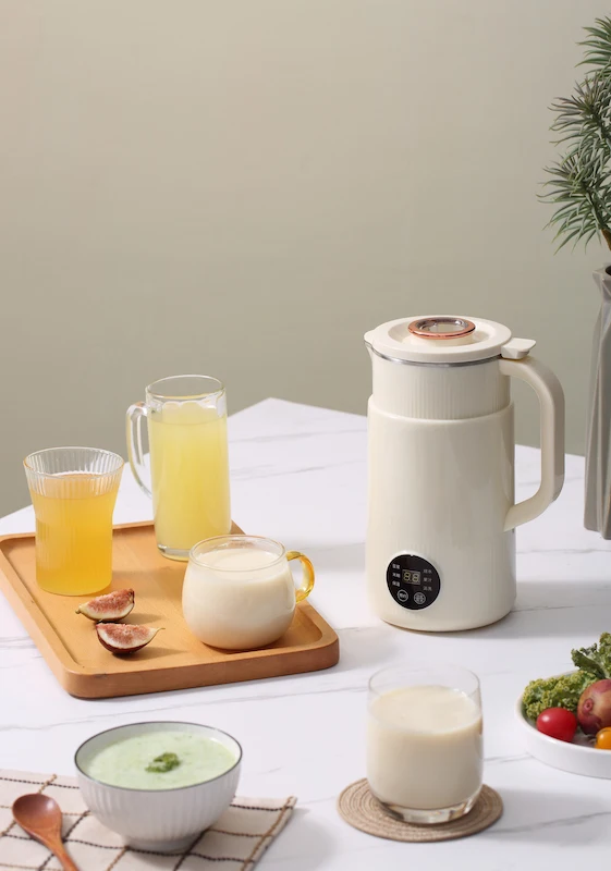 800ML Mini Automatic Heating Soybean Milk Machine Vegetarian Filter-Free for Household Use