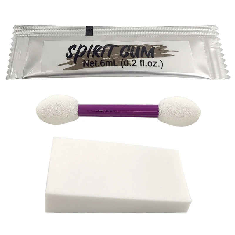 Halloween Family Makeup Kit Face Body Paint Water washable Neon color All-in-one Neon Kit  Soft rubber antler ornament