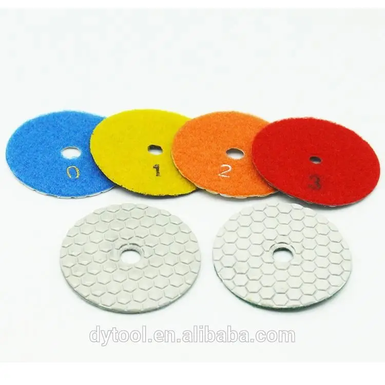 New Colorful High Efficiency Circular Granite 100Mm Marble Convex Factory Price Diamond Concrete Resin Polishing Pad