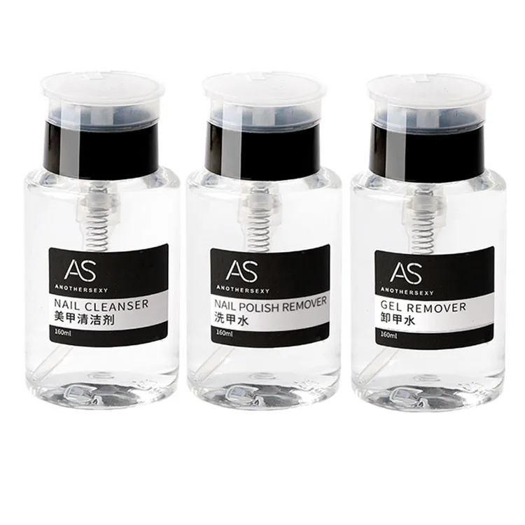 AS Environmentally Friendly Gel Nail Polish Remover Liquid 160ML Bottle Handling Nail Polish Remover