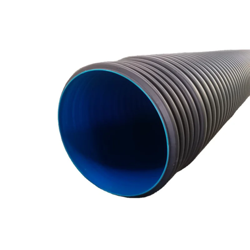 10Ft Diameter Plastic Drain Hdpe Pipe Price 800mm 1000mm 1200mm Sn8 Hdpe Corrugated Drainage Pipe