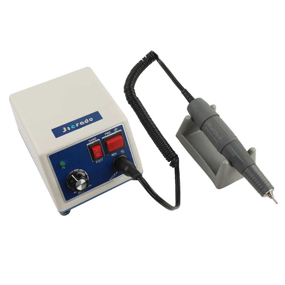 45000RPm High Speed variable two rotation Jewellery Polishing Nail Drills Pedicure Electric File Kit