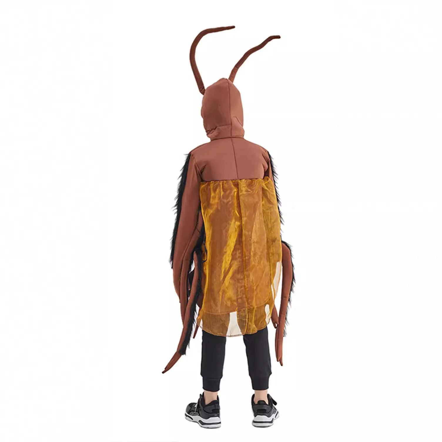 Performance costume Halloween costume Cockroach jumpsuit for 140cm high child