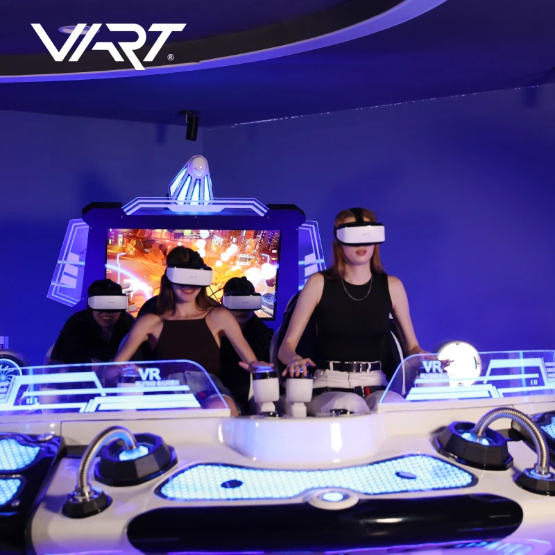 VART 5-местный многопользовательский Vr 9D стул виртуальный Аркадный Игровой Автомат 360 градусов полет Magic Flying