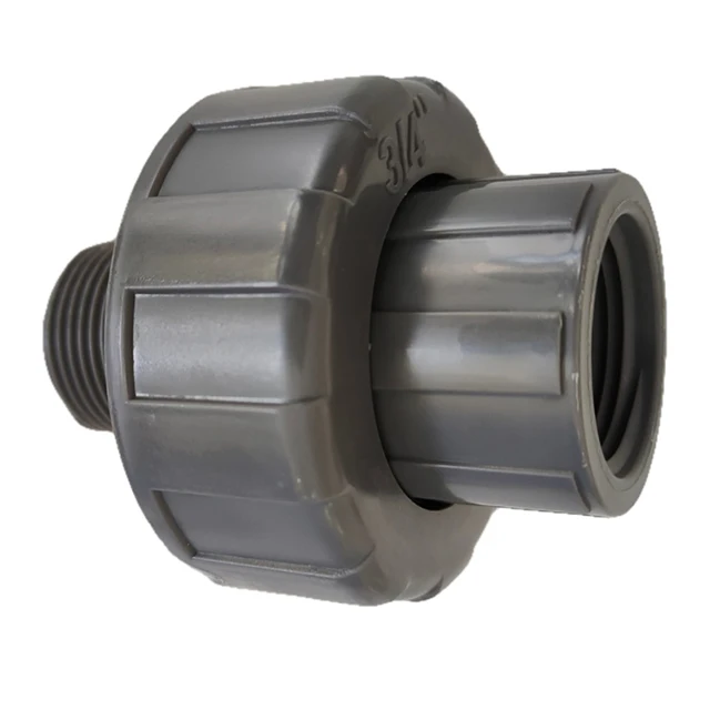 PVC plastic double threaded