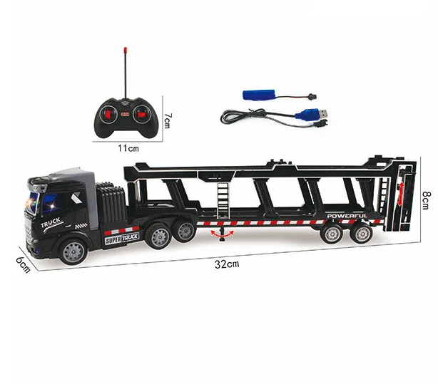 Toy Rc Tow Trucks Remote Control Toy Truck Trailer Rc Semi Trailer Truck Toys