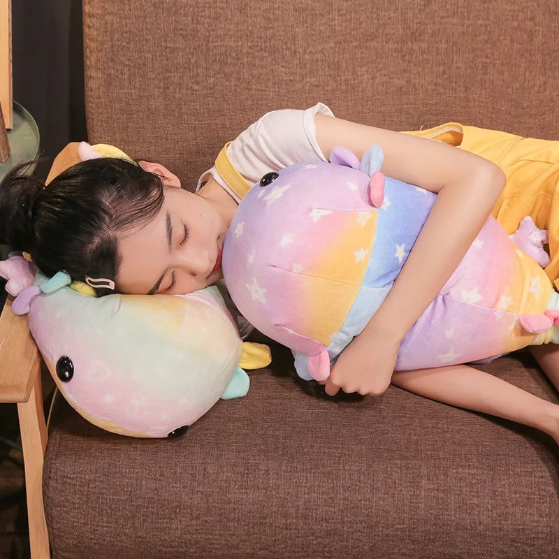 Lovely Plushie Axolotl Stuffed Toy Doll Wholesale Stuffed Animals Axolotl Pillow Toys Custom Animal Axolotl Stuffed Toy Doll