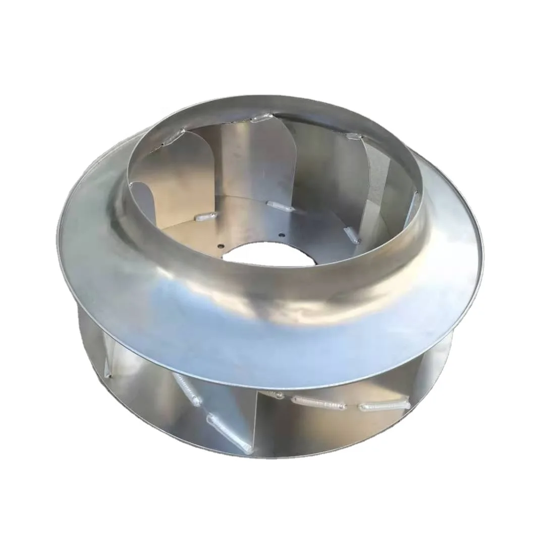 Изогнутый алюминиевый вентилятор с крыльчаткой 630 мм, вентилятор с низким уровнем шума