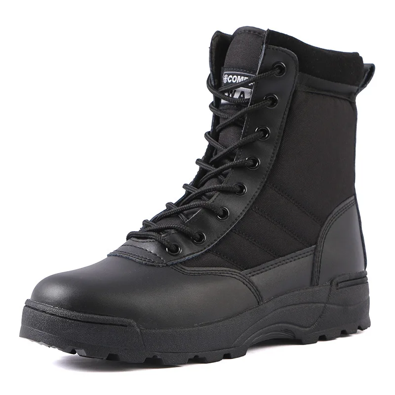 Hot Sales Mesh Breathable Lightweight High-Cut Tactical Combat Outdoor Trekking Boots
