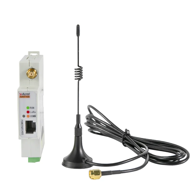  Acrel AWT100-4G шлюз на din-рейку беспроводной коммуникационный модуль для 485 интерфейс оборудование