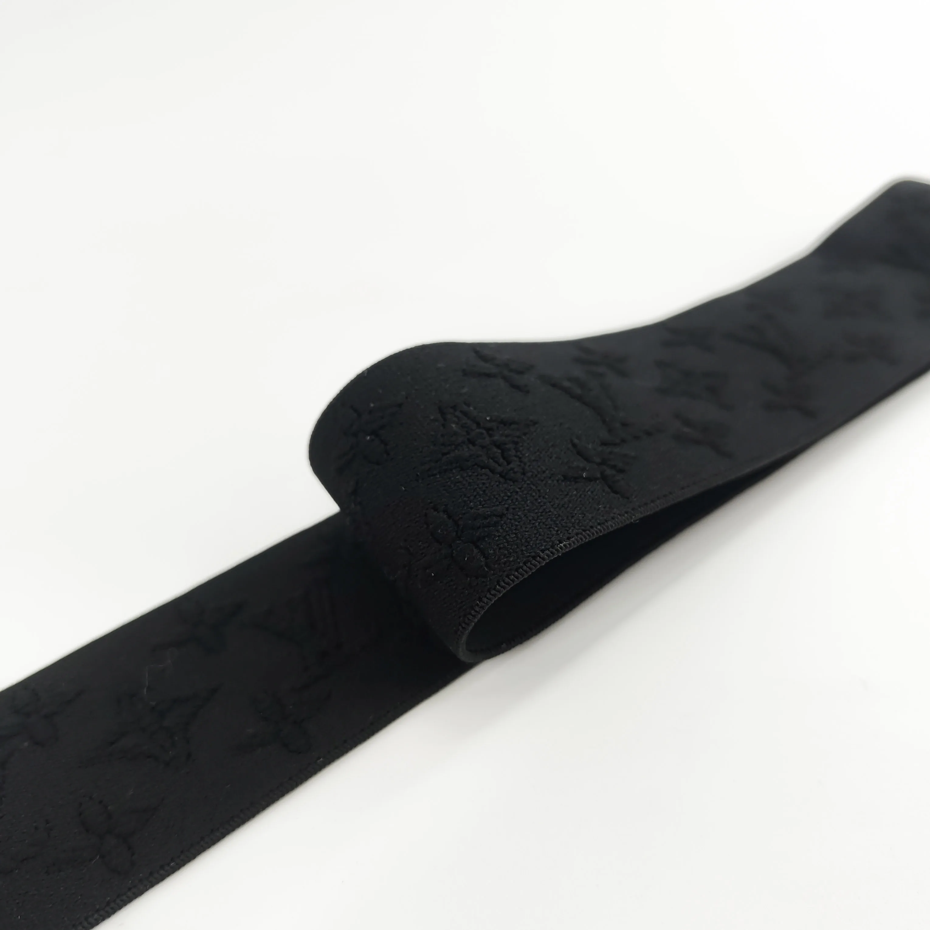 Free sample custom black waistband elastic with factory price