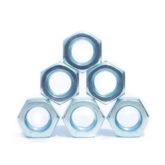 M5 M6 M8 M10 M20 Carbon Steel Galvanized Stainless steel Grade 8 10 12 Hex Nut Din934