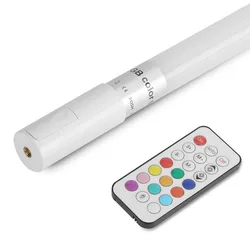 Wholesale t8 led tube light colorful changing remote control RGB light tube with tripod stand