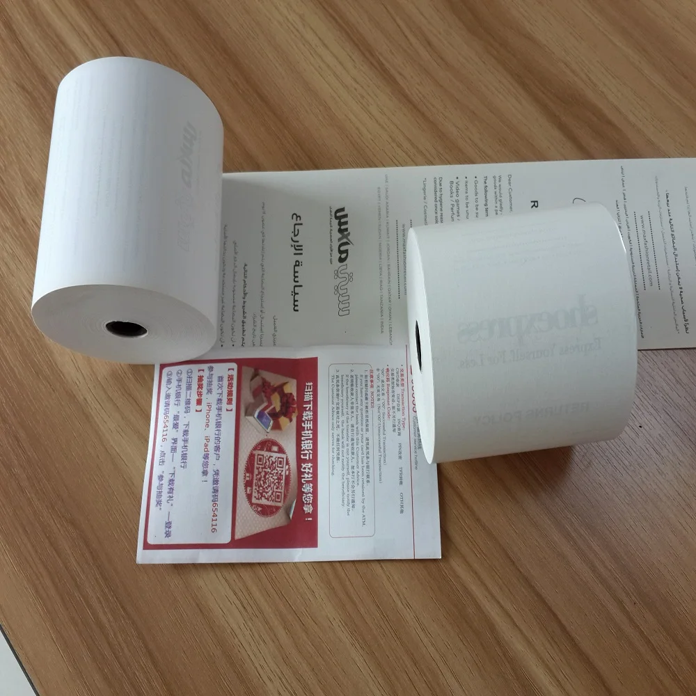 China Manufacturer thermal paper 80x80mm 80x60 Thermal Receipt Roll